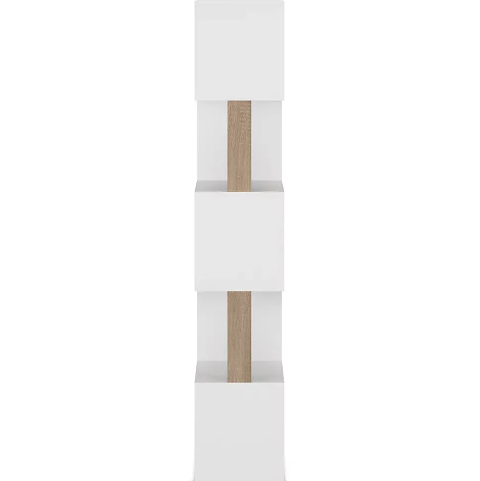 Etagère Maldivas 5 trous couleur blanc/chêne