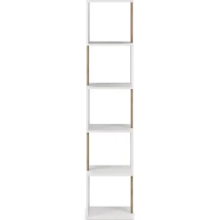 Etagère Maldivas 5 trous couleur blanc/chêne