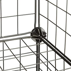 etagère modulable grille treillis 9 cubes metal metal Helloshop26