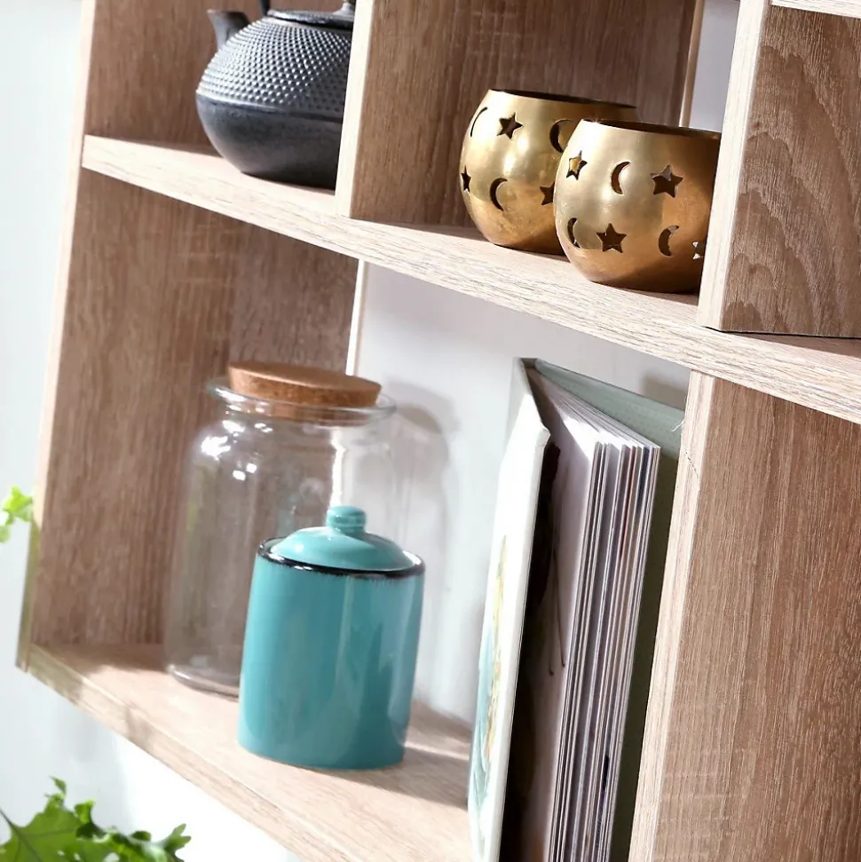 Etagère Murale 9 Compartiments L90 cm - Mika