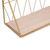 Etagère murale - doré 48x20 cm - Atmosphera