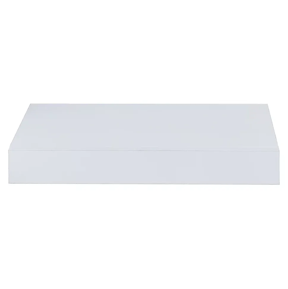 Etagère murale avec tiroir Hyvinkää 40 x 25 x 5 cm blanc en.casa