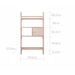 etagère murale Bellamy Rainbow - Rose