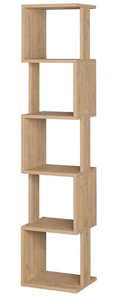 Etagère murale, bibliothèque coloris chêne cambrian - longueur 35 x profondeur 30 x hauteur 161 cm