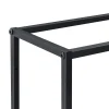 Etagère Murale Design à 9 Surfaces De Stockage Meuble De Rangement En Fer 100 X 18 X 110 Cm Noir en.casa