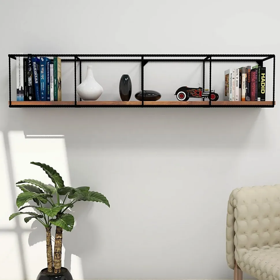 Etagère murale design industriel Miray