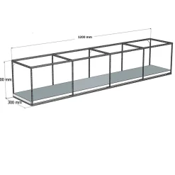 Etagère murale design industriel Miray