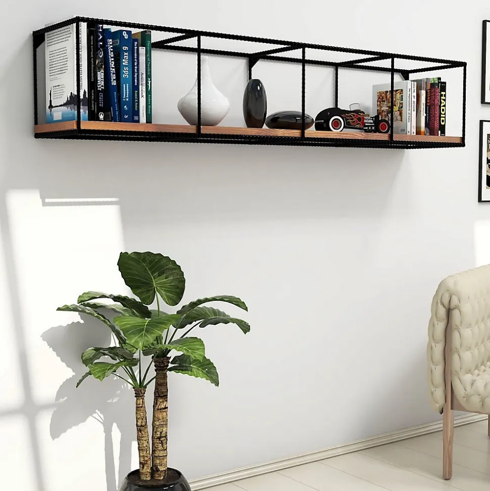 Etagère murale design industriel Miray