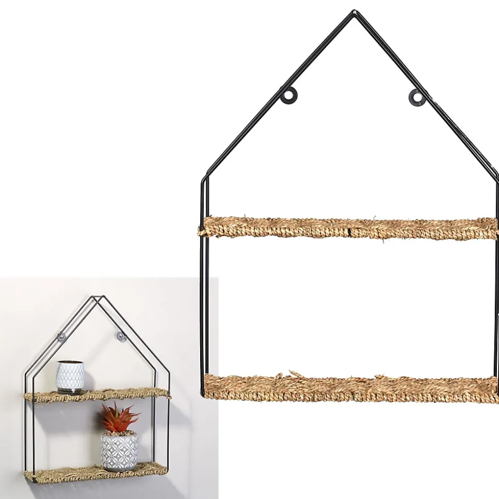 Etagère murale design métal et corde Natural Living