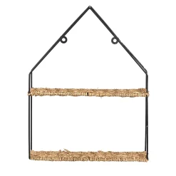 Etagère murale design métal et corde Natural Living