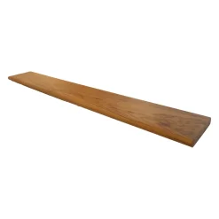 Etagère Murale en Bois Teck Huilé Rectangle - Fixation Inclus - 18x120x900mm - Etagère de Bureau, Cuisine, Salle de bain