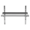 Etagère Murale en Inox - L 1000 x P 400 mm