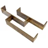 Etagère Murale Grimstad 119 x 18 x 55 cm Effet Bois Foncé en.casa