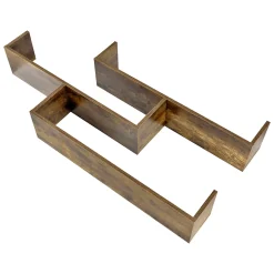 Etagère Murale Grimstad 119 x 18 x 55 cm Effet Bois Foncé en.casa