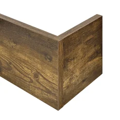 Etagère Murale Grimstad 119 x 18 x 55 cm Effet Bois Foncé en.casa