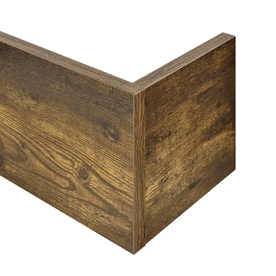 Etagère Murale Grimstad 119 x 18 x 55 cm Effet Bois Foncé en.casa