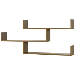Etagère Murale Grimstad 119 x 18 x 55 cm Effet Bois Foncé en.casa