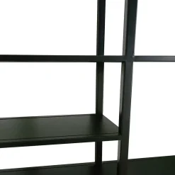 Etagère murale Jämijärvi acier 180 x 80 x 18 cm noir en.casa