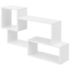 Etagère Murale Kvinesdal 87 x 18 x 54 cm Blanc en.casa