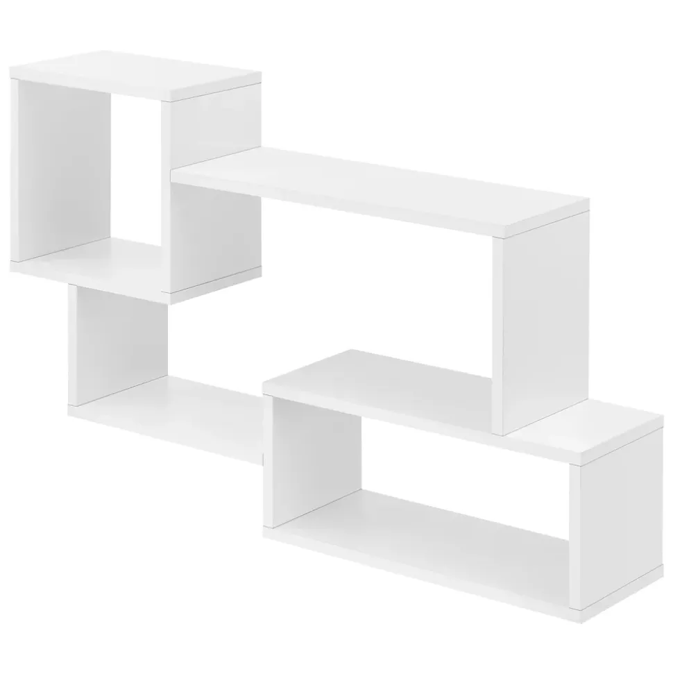 Etagère Murale Kvinesdal 87 x 18 x 54 cm Blanc en.casa