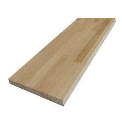 Etagère murale épaisse Chêne bois massif L.80 X l.30 cm, Ep.26 mm