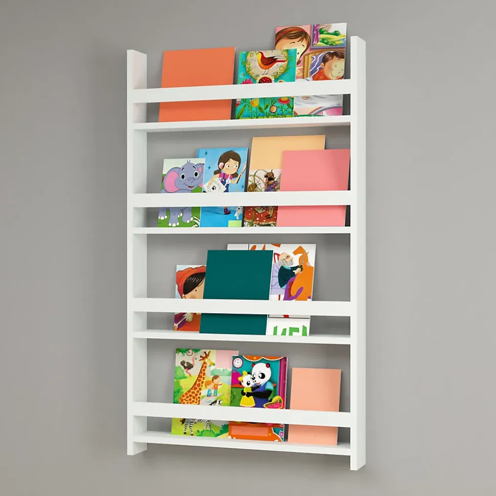 Etagère murale Sotenäs à 4 niveaux 120 x 74 x 10 cm blanc en.casa