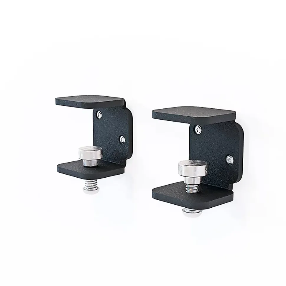 Etagère murale stratifiée DECO-GEM, décor chêne vieilli, L.90 x P.20 cm Ep.28 mm avec supports muraux acier noir