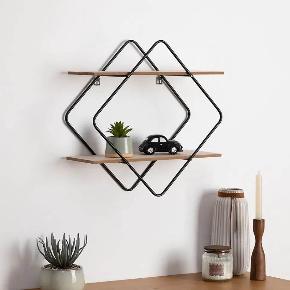 Etagère Nena en bois 48x48cm - Atmosphera