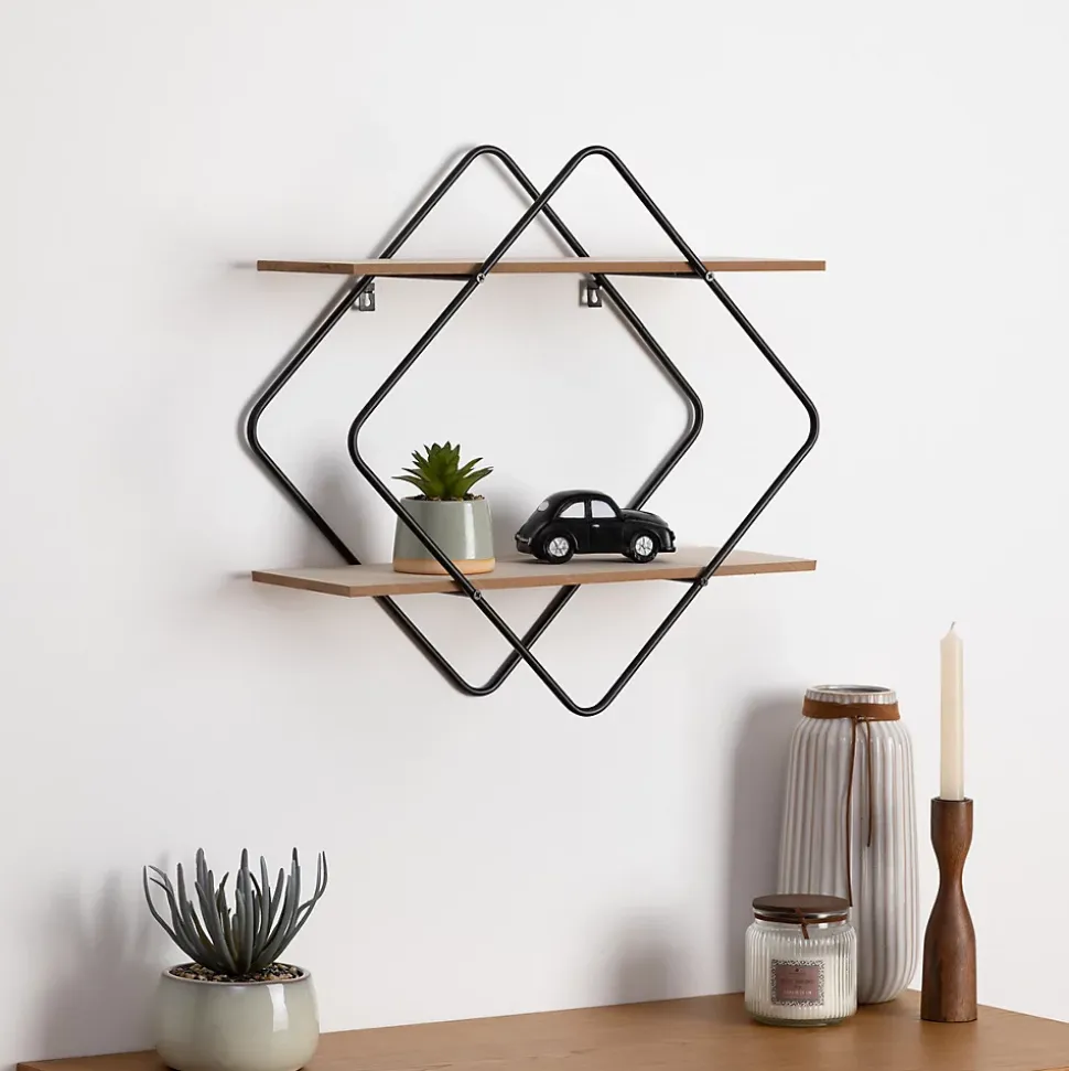 Etagère Nena en bois 48x48cm - Atmosphera