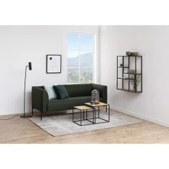Etagère sur 3 niveaux asymétriques en MDF et métal