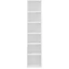 etagère tour CD / DVD rangement mdf blanc Helloshop26