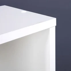 Etagères modulables MUSIQUE pour CD et DVD, en mélaminé blanc mat