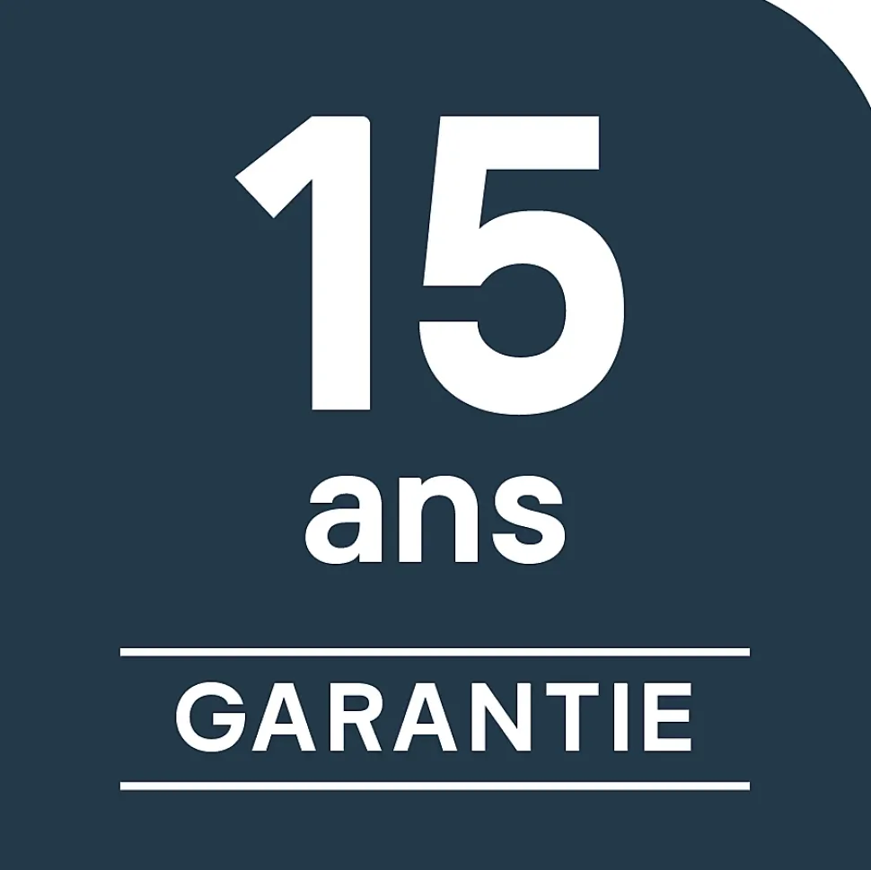 Evier à encastrer en composite quartz gris 1 bac et égouttoir l. 50 x H. 30,4 x P. 19,7 cm GoodHome Torla