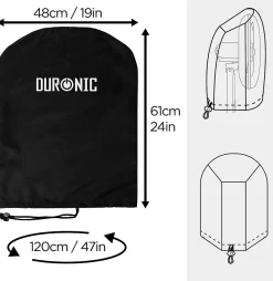 FANCOVER Housse pour ventilateur de 12 à 16 pouces Anti poussière Facile à nettoyer Protection durable Rangement facile Duronic
