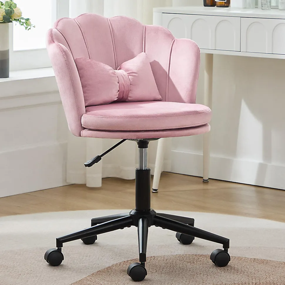 Fauteuil Bureau Dossier Pétale Coussin Papillon Réglable Moelleux Blackcolors