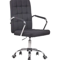 Fauteuil de bureau - CLP - Terni - Réglable en hauteur - Pivotant - Noir