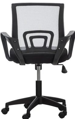 Fauteuil De Bureau Auburn, Chaise De Bureau En Maille Respirante, Chaise pivotante Hauteur réglable et Roulettes Gris