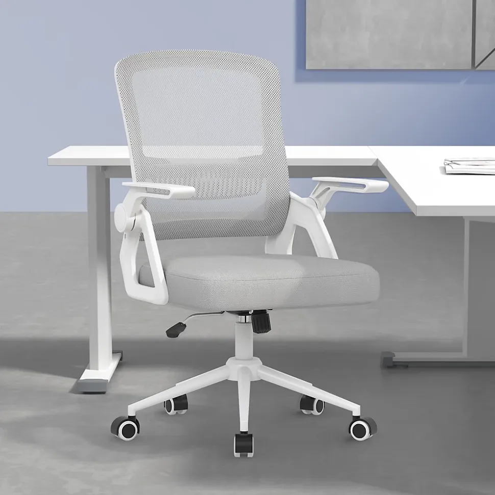 Fauteuil de Bureau, Chaise Ergonomique, pivotant, réglable en Hauteur