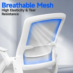 Fauteuil de Bureau, Chaise Ergonomique, pivotant, réglable en Hauteur