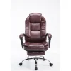 Fauteuil de bureau CLP Castle similicuir bordeaux réglable