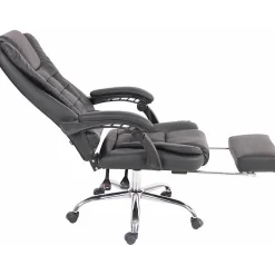 Fauteuil de bureau CLP Oxygen noir simili tissu 50-60 cm