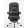 Fauteuil de bureau CLP Pacific similicuir marron réglable