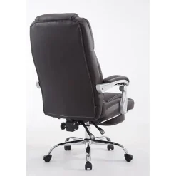 Fauteuil de bureau CLP Pacific similicuir marron réglable