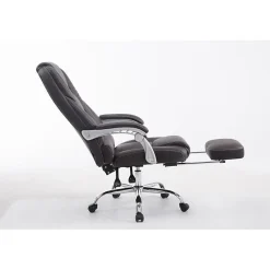 Fauteuil de bureau CLP Pacific similicuir marron réglable