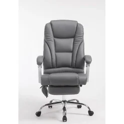 Fauteuil de bureau CLP Pacific V2 Gris similicuir massage