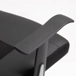 Fauteuil de Bureau Ergonomique - Chaise Pivotante avec Fonction Bascule et Réglage Hauteur, Confortable et Robuste 120 kg, PU Noir