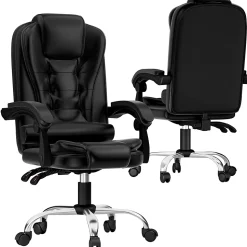 Fauteuil de bureau ergonomique avec dossier haut
