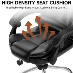 Fauteuil de bureau ergonomique avec dossier haut