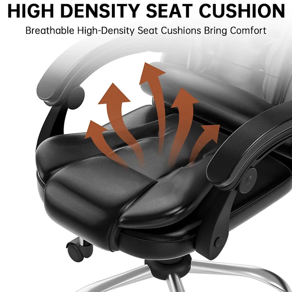 Fauteuil de bureau ergonomique avec dossier haut