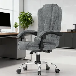Fauteuil de bureau ergonomique avec dossier haut